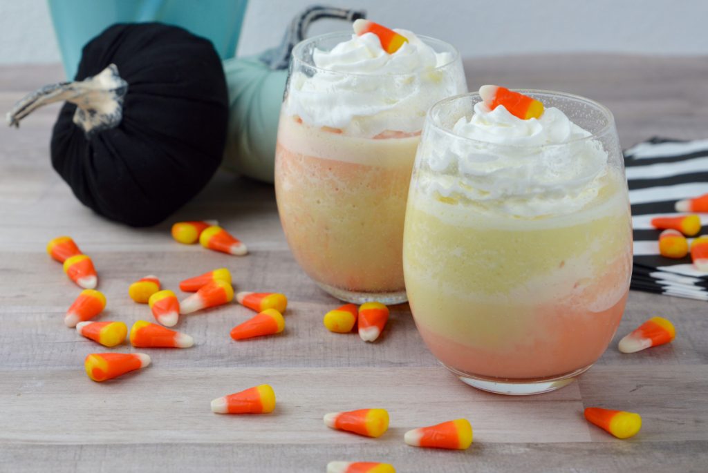 Candy Corn Inspired Mocktail is fun to make, tasty and a fantastic beverage for the kids for Halloween!