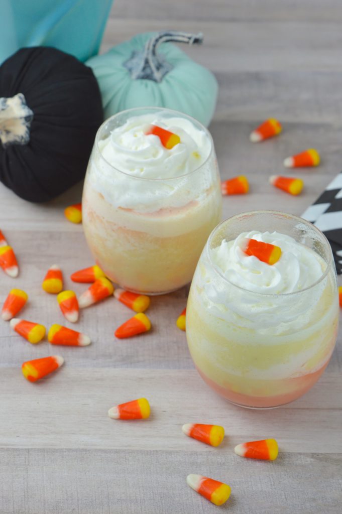 Candy Corn Inspired Mocktail is fun to make, tasty and a fantastic beverage for the kids for Halloween!