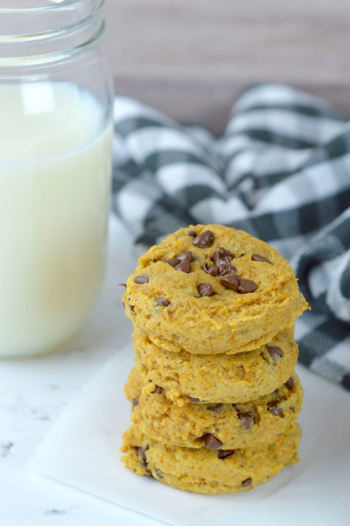 Soft and chewy pumpkin chocolate chip cookies are a must-try this fall!