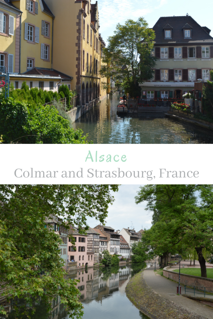 Picture-perfect towns are located throughout the Alsace region of France including Colmar and Strasbourg.  They are filled with half-timbered houses, overflowing flower pots, and lovely street cafes and look like they were plucked right out of a fairytale.