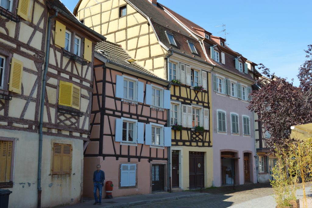 Picture-perfect towns are located throughout the Alsace region of France including Colmar and Strasbourg.  They are filled with half-timbered houses, overflowing flower pots, and lovely street cafes and look like they were plucked right out of a fairytale.