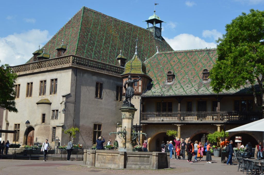 Picture-perfect towns are located throughout the Alsace region of France including Colmar and Strasbourg.  They are filled with half-timbered houses, overflowing flower pots, and lovely street cafes and look like they were plucked right out of a fairytale.