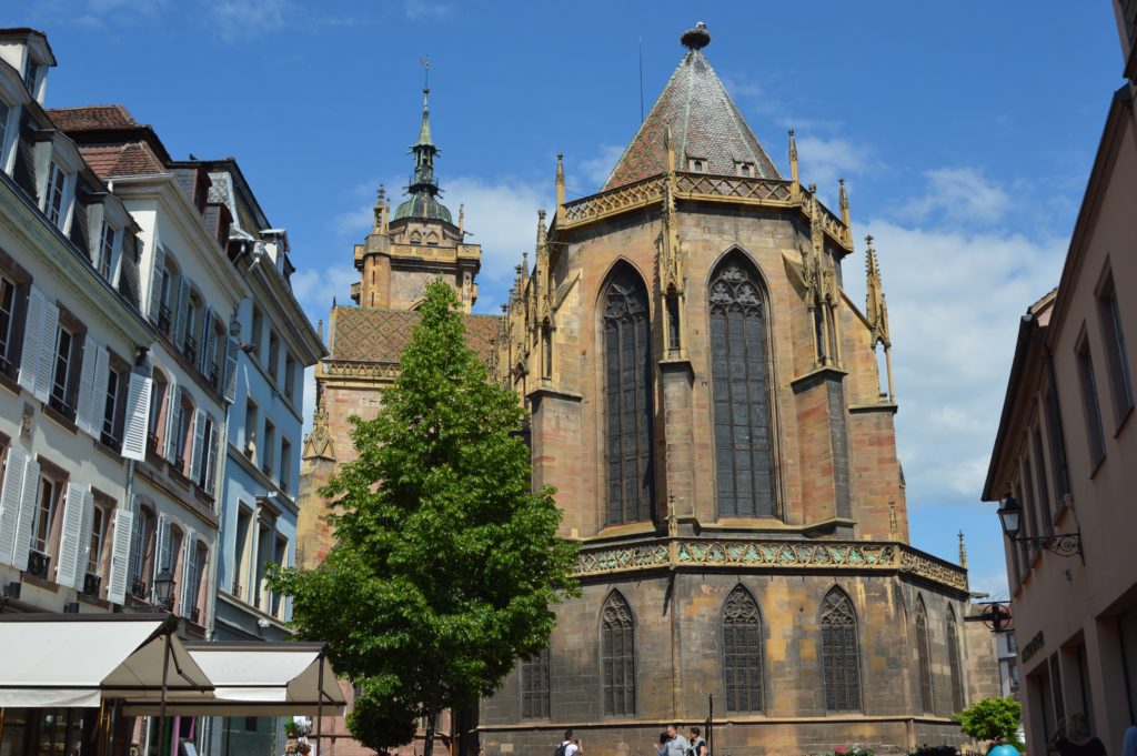 Picture-perfect towns are located throughout the Alsace region of France including Colmar and Strasbourg.  They are filled with half-timbered houses, overflowing flower pots, and lovely street cafes and look like they were plucked right out of a fairytale.