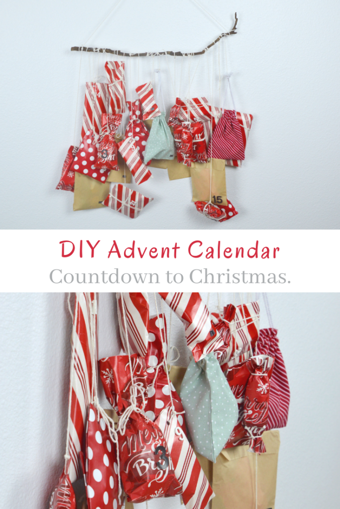 This fun and easy to assemble DIY advent calendar helps to build the anticipation and countdown to Christmas.