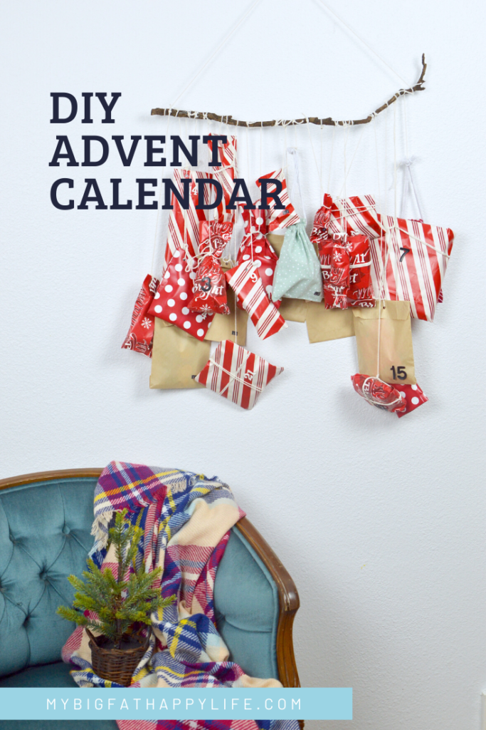 This fun and easy to assemble DIY advent calendar helps to build the anticipation and countdown to Christmas.
