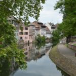 Picture-perfect towns are located throughout the Alsace region of France including Colmar and Strasbourg.  They are filled with half-timbered houses, overflowing flower pots, and lovely street cafes and look like they were plucked right out of a fairytale.