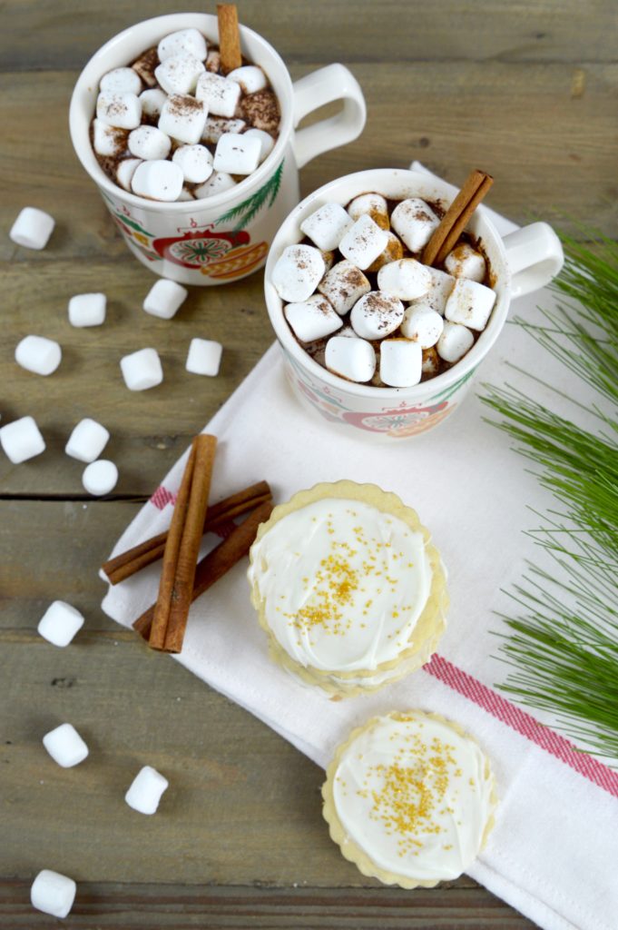 Make holiday family traditions special and memorable with these Chocolate Covered Shortbread Cookies and Mexican Hot Chocolate.