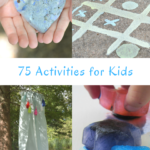 A fun list of 75 activities for kids to help keep the "I'm bored" comments away. Perfect for weekends, summer break, or stay at home orders.