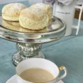 British Inspired Scones with clotted cream and jam are the perfect complement to your tea and an easy, delicious addition to your afternoon tea party. 