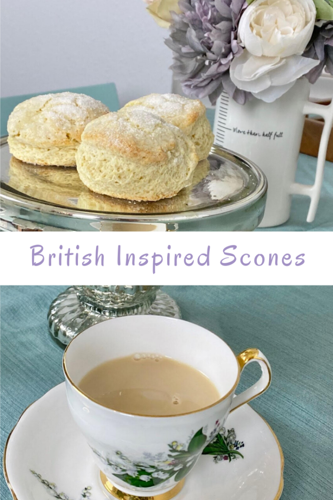British Inspired Scones with clotted cream and jam are the perfect complement to your tea and an easy, delicious addition to your afternoon tea party. 