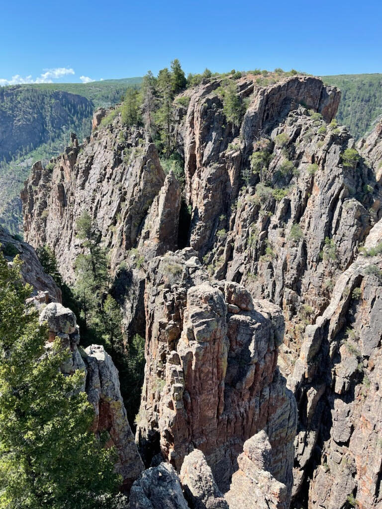 Everything you need to know about visiting Black Canyon of the Gunnison National Park - North Rim in Colorado.