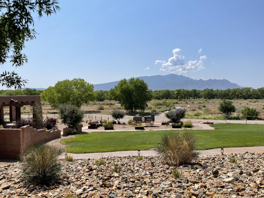 The best family-friendly resort to stay at in Albuquerque, New Mexico is the Hyatt Regency Tamaya Resort & Spa.