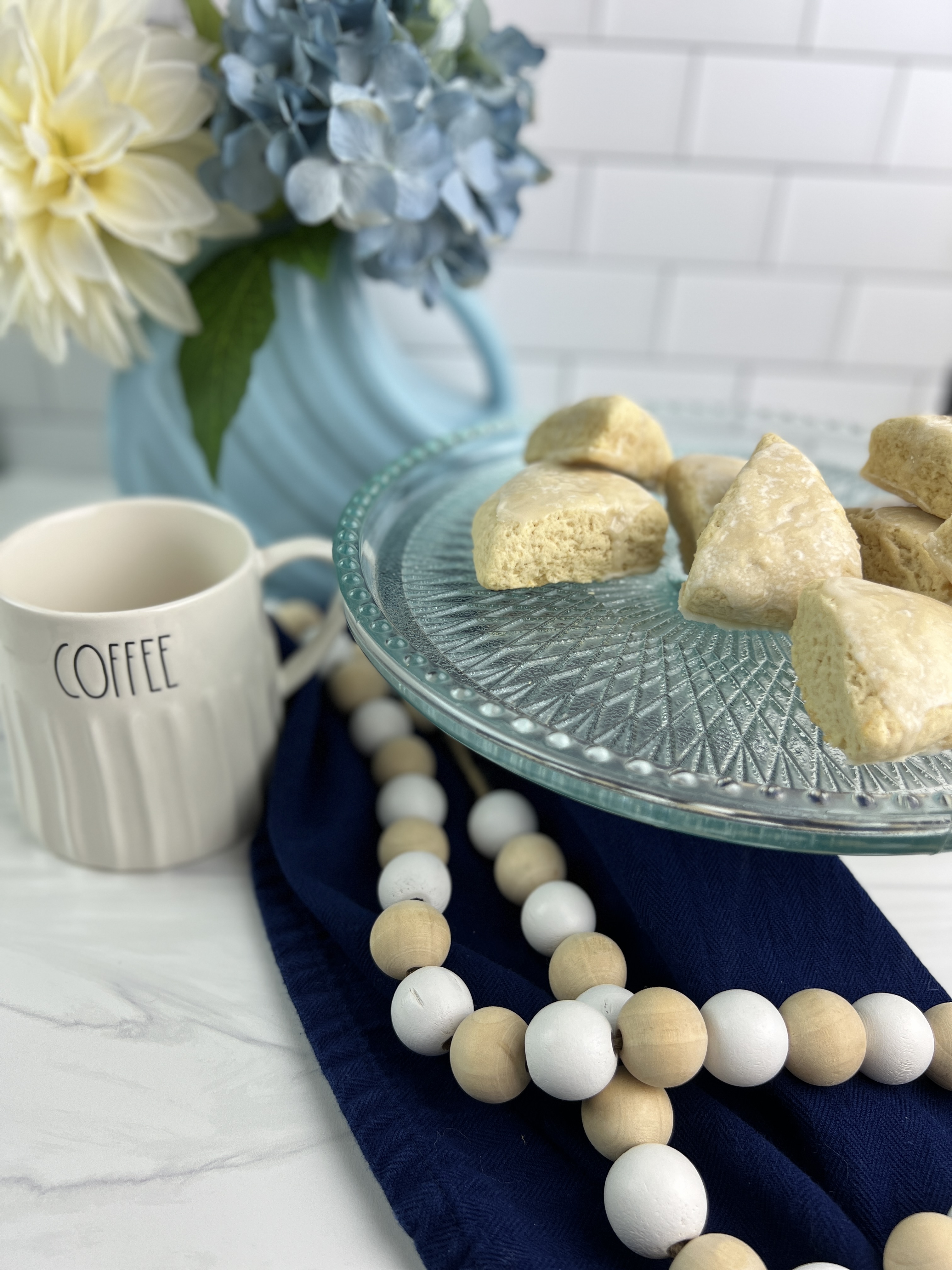 These buttery, tender Petite Vanilla Scones are easy to make and are perfect with a cup of coffee or tea.