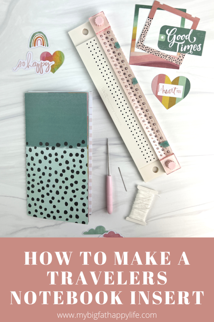 How to Make A Travelers Notebook Insert