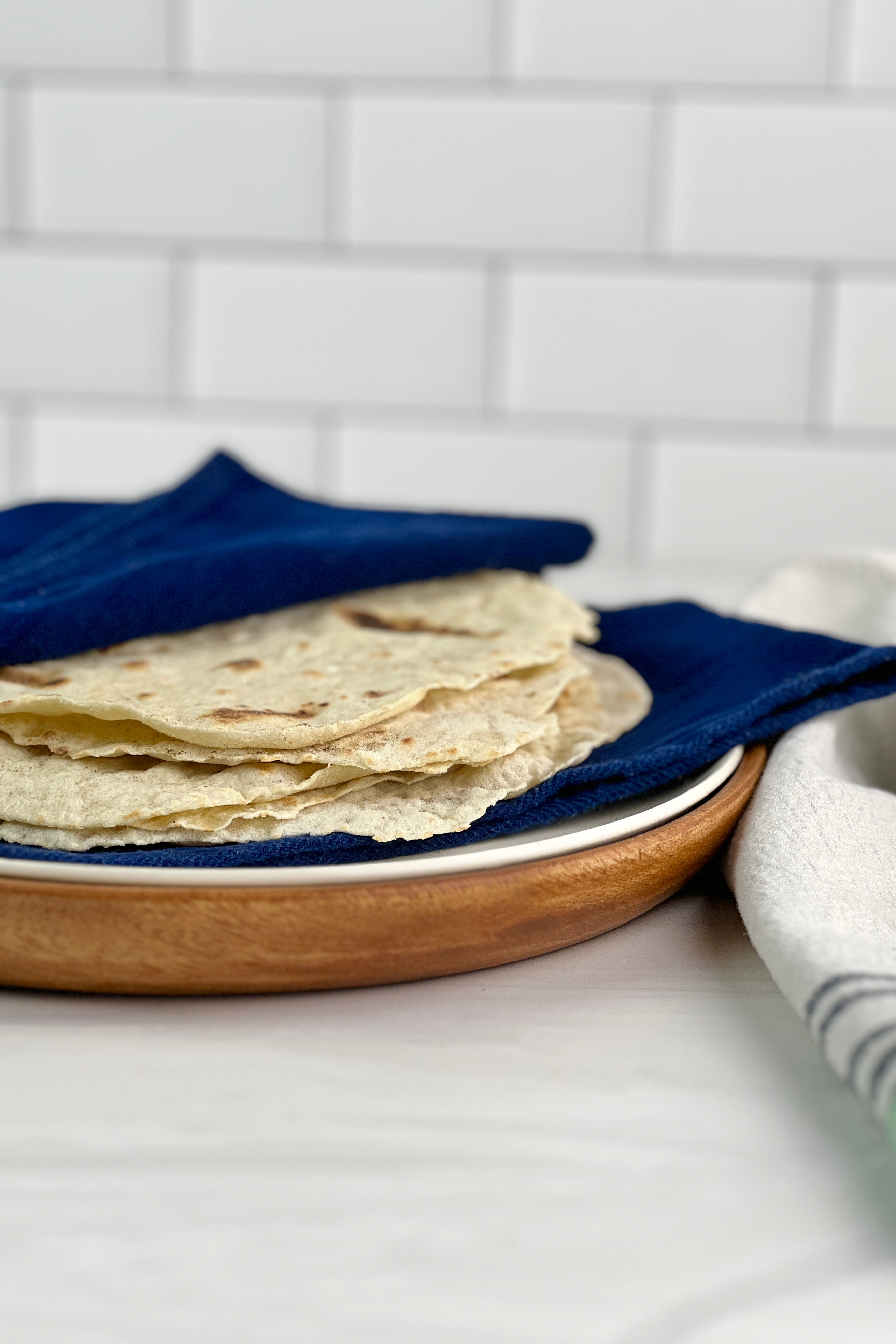 Soft and delicious homemade tortillas that are easy to make with ingredients you have in your pantry right now!