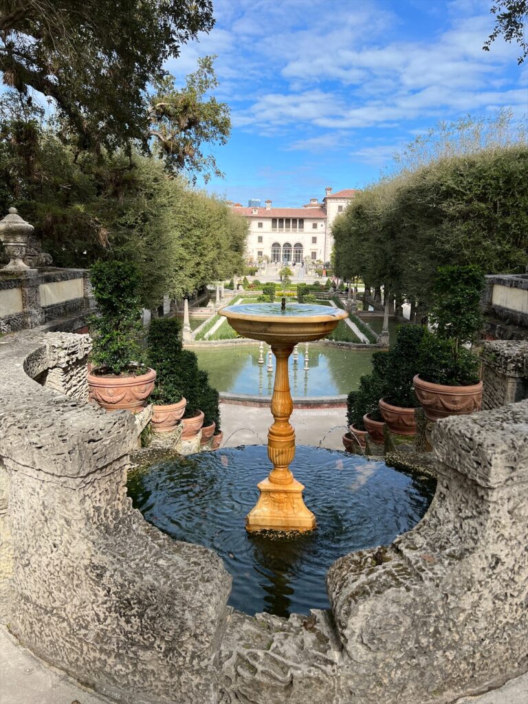 Bringing European flair to the coast of Miami, Vizcaya Museum and Gardens is a great spot to explore and take photos in the city.