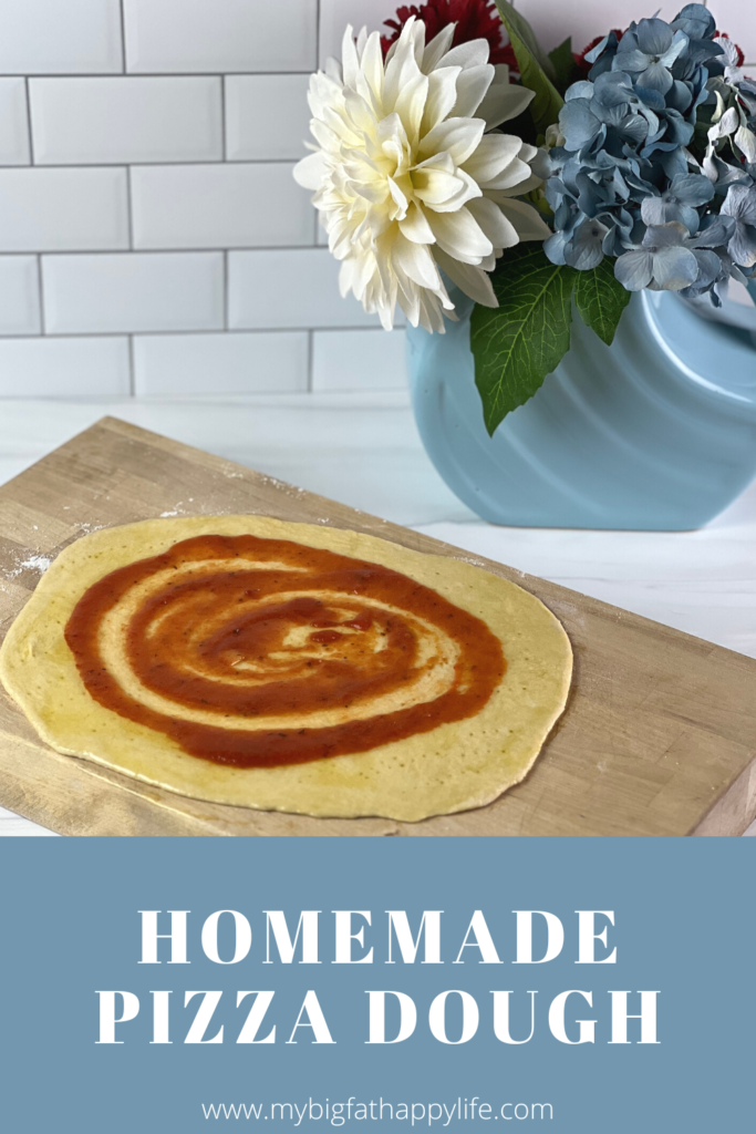This homemade pizza dough recipe is so quick and easy to make and delicious - that it will make pizza night stress free!