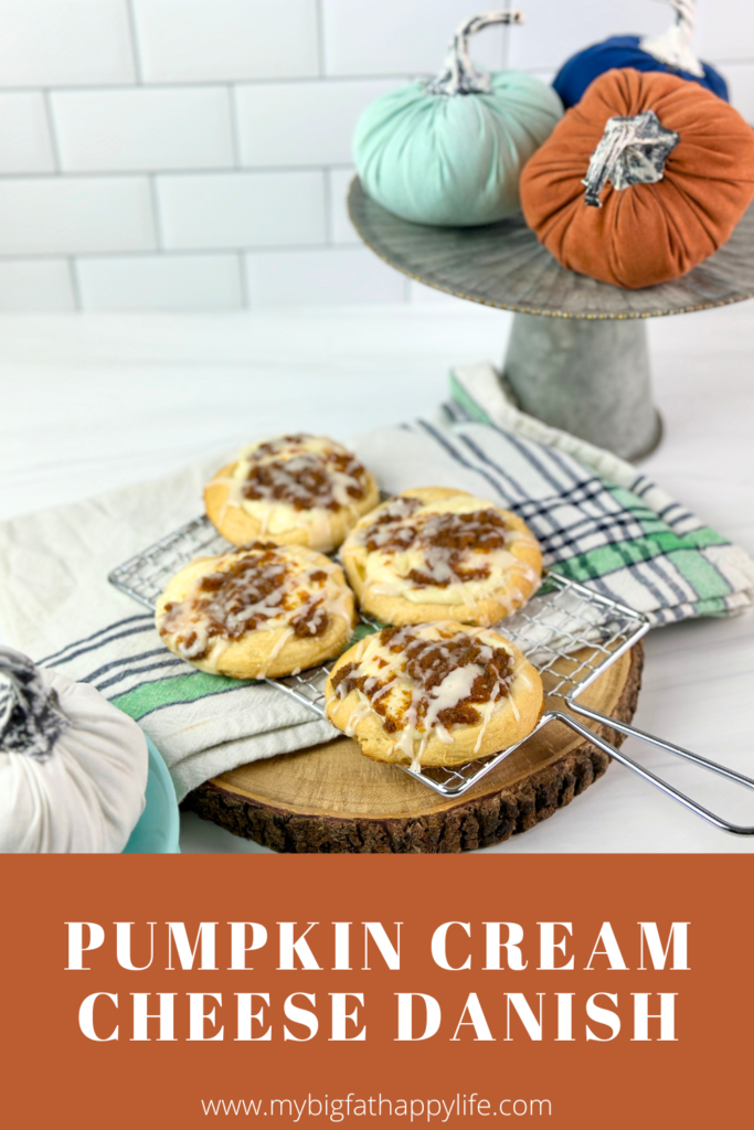 These easy-to-make Pumpkin Cream Cheese Danish are a delicious breakfast (or snack or dessert) option the whole family will enjoy this fall.