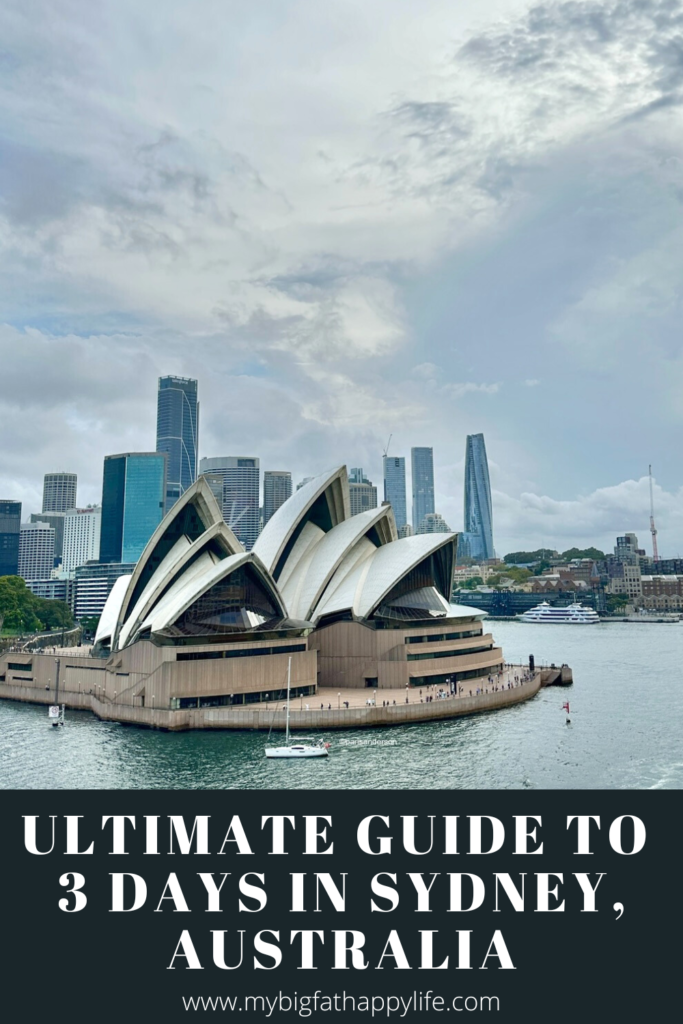 Everything you need to know to have a wonderful 3 days in Sydney, Australia, and everything you need to see.